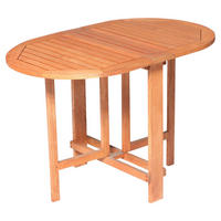 GARTENKLAPPTISCH 120/74/60 cm Holz rechteckig  - Naturfarben, KONVENTIONELL, Holz (120/74/60cm) - Gardenson