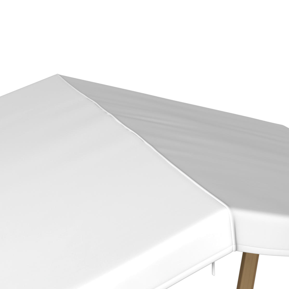 GARTENSET  - Creme/Akaziefarben, MODERN, Holz/Textil (210/183/120cm) - Ambia Garden