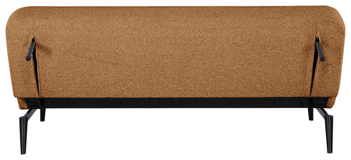 SCHLAFSOFA in Holz, Textil Braun  - Schwarz/Braun, Design, Holz/Textil (192/82/90cm) - Livetastic