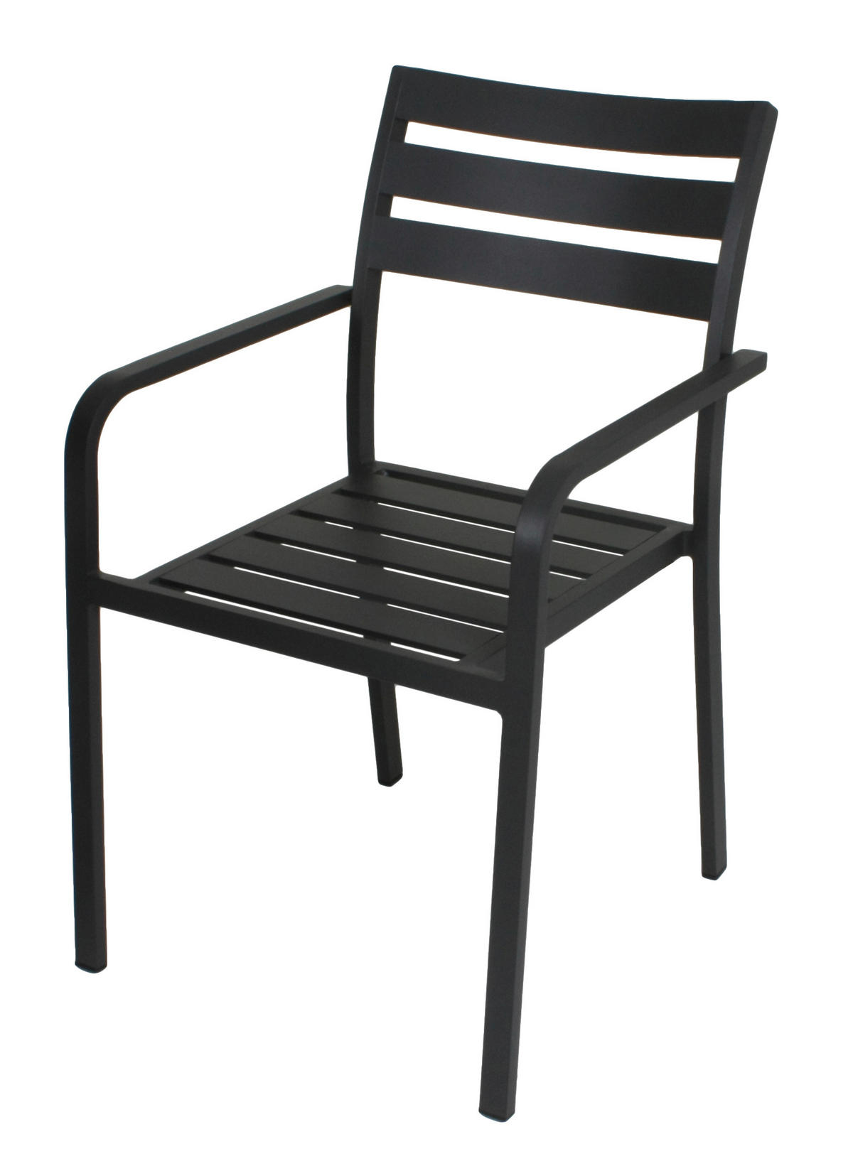 GARTENSET Aluminium  - Anthrazit/Schwarz, Basics, Metall (55/88/63cm) - Gardenson