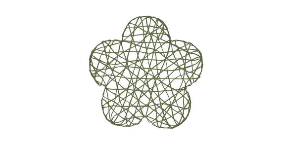 PLATZDECKCHEN Papier Grün - Grün, Trend, Papier (42/40/0,2cm) - Ambia Home