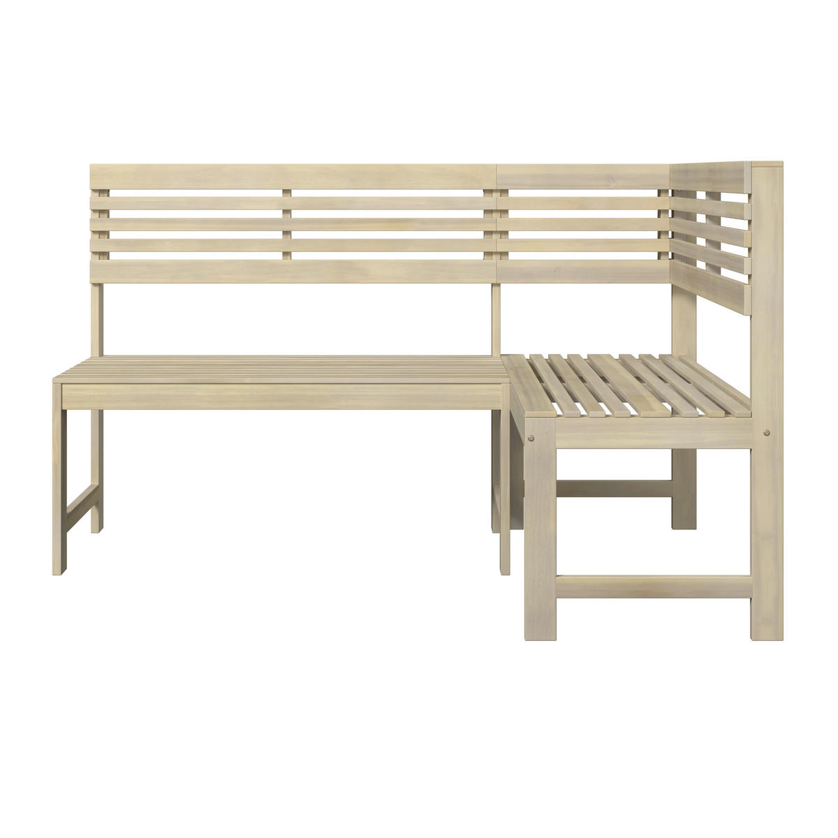 GARTENSET 3-teilig  - Akaziefarben, ROMANTIK / LANDHAUS, Holz - Ambia Garden