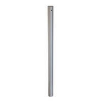 STOJAN DO ZEMĚ  - barvy hliníku, Basics, kov (90cm)