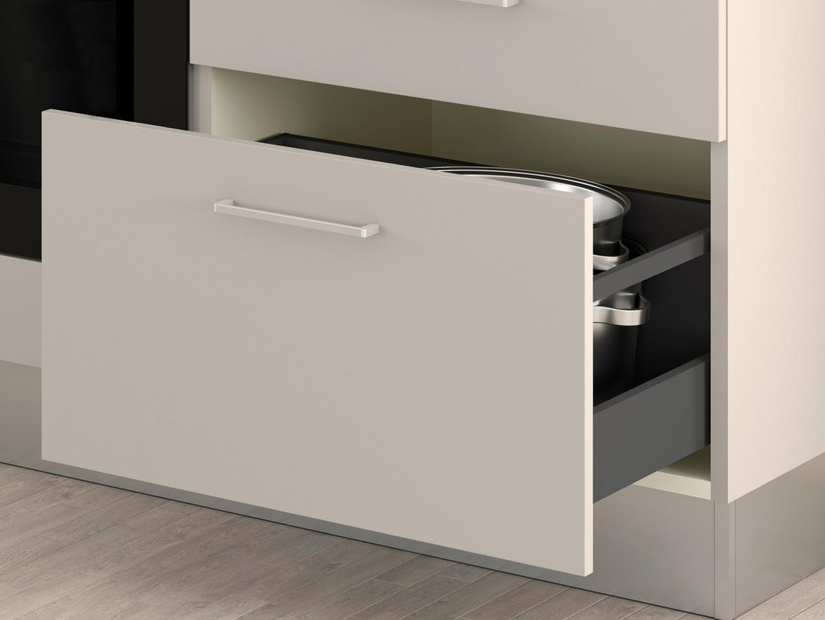 KUHINJSKI BLOK - magnolija/slonova kost, kovina/umetna masa (240cm) - Italstyle