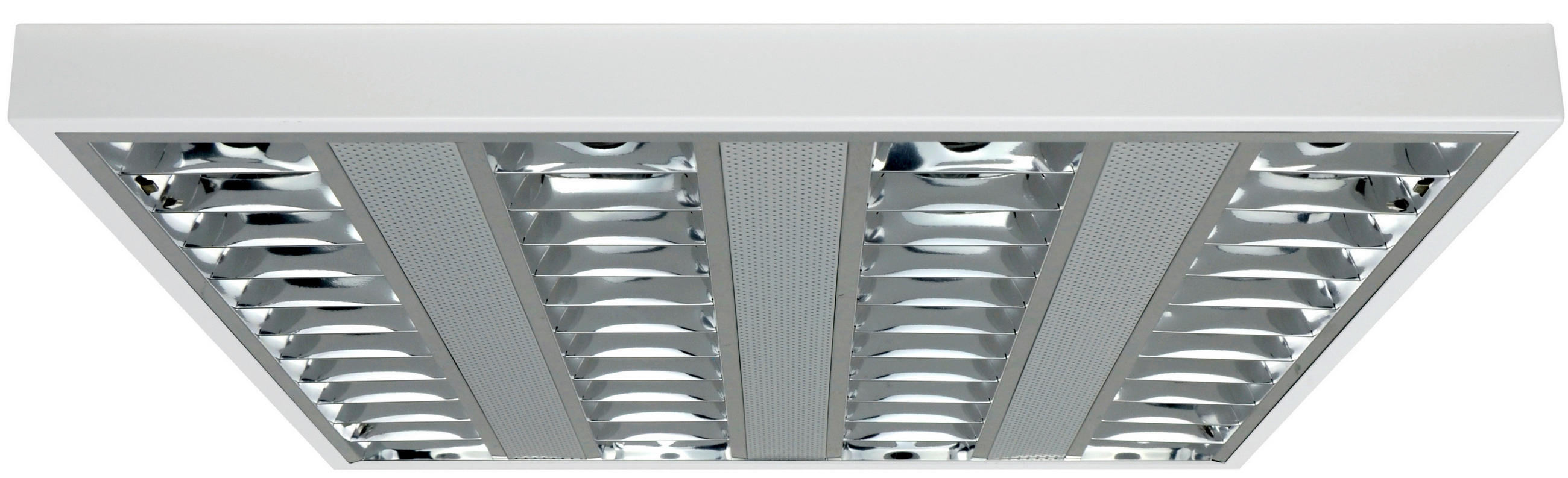 LED-DECKENLEUCHTE Nostal Q LED 62/62/4 cm   - Weiß, Basics, Metall (62/62/4cm)