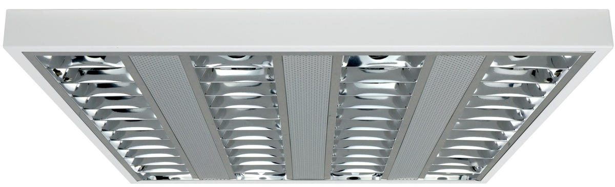 LED-DECKENLEUCHTE Nostal Q LED 62/62/4 cm  - Weiß, Basics, Metall (62/62/4cm)