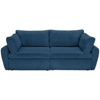 SOFA LEŽAJ plava  - crna/plava, Moderno, tekstil/plastika (240/90/120cm) - Carryhome