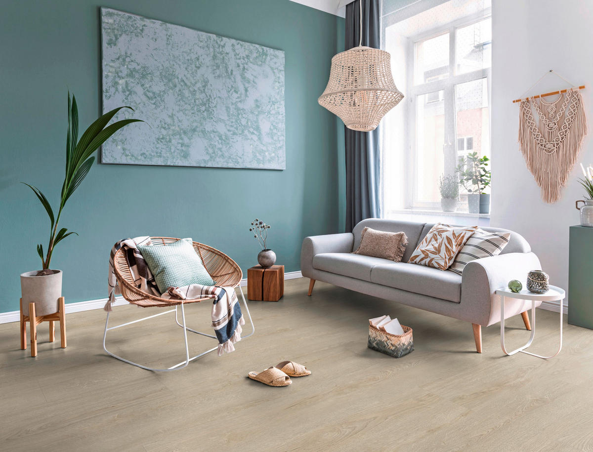 LAMINATBODEN Exquisit  - Eichefarben, KONVENTIONELL, Holz (138.0/19.3/0.8cm)