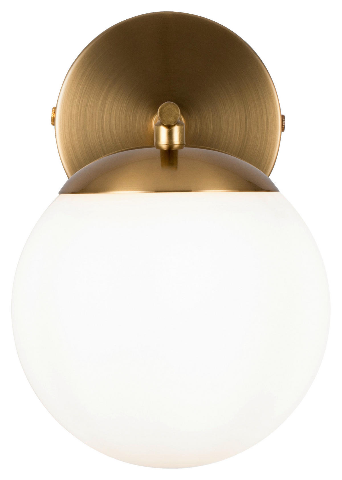VÄGGLAMPA 21/20/21 cm   - mässingsfärgad, Trend, metall/glas (21/20/21cm) - MAYTONI