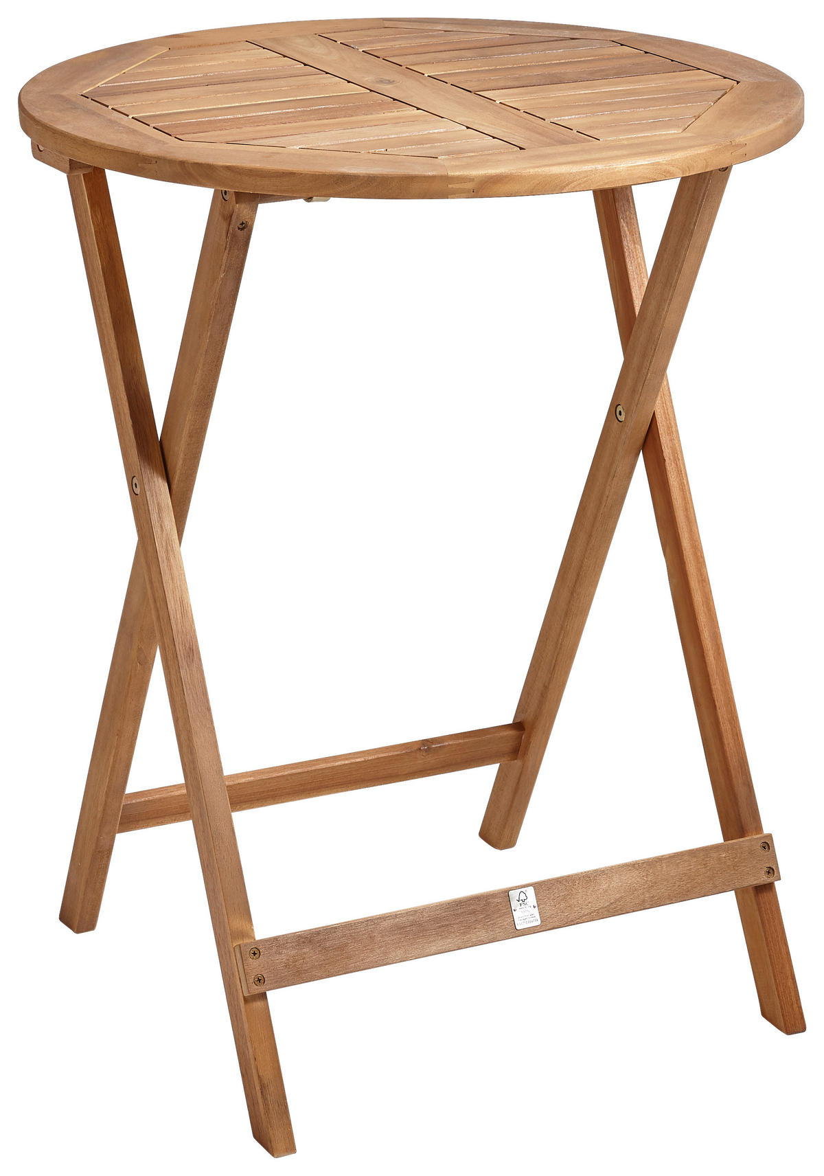 VRTNA MIZA les barva tikovine  - barva tikovine, Natur, les (60/60/72cm) - Ambia Garden