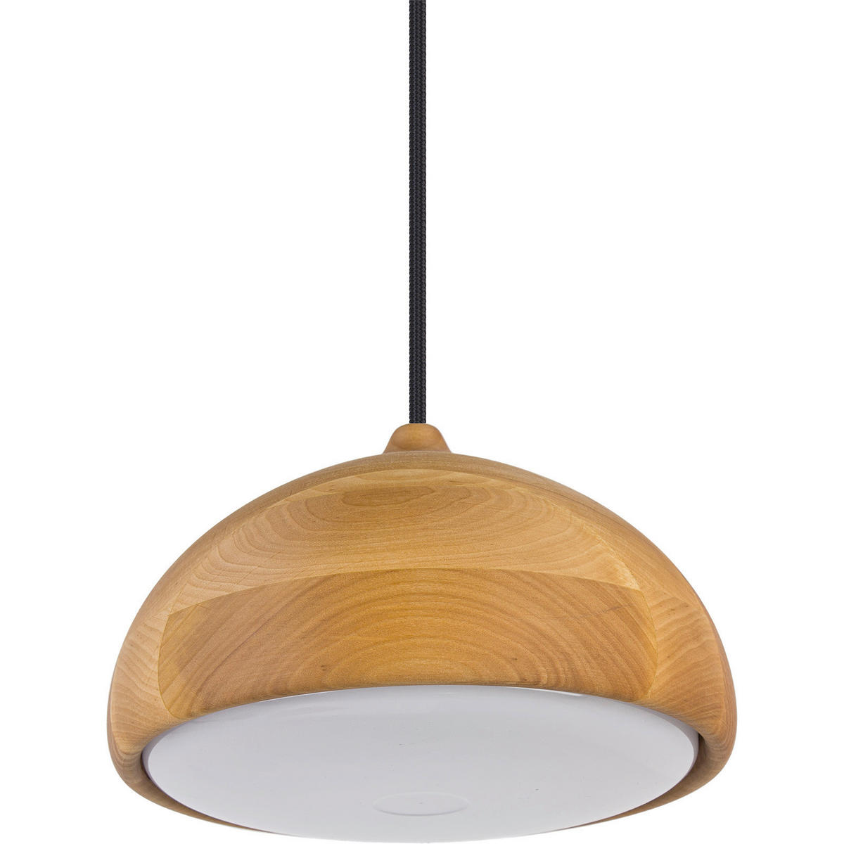 ZÁVĚSNÉ SVÍTIDLO, 22.5/90-140 cm  - černá/barvy olše, Natur, dřevo (22.5/90-140cm)