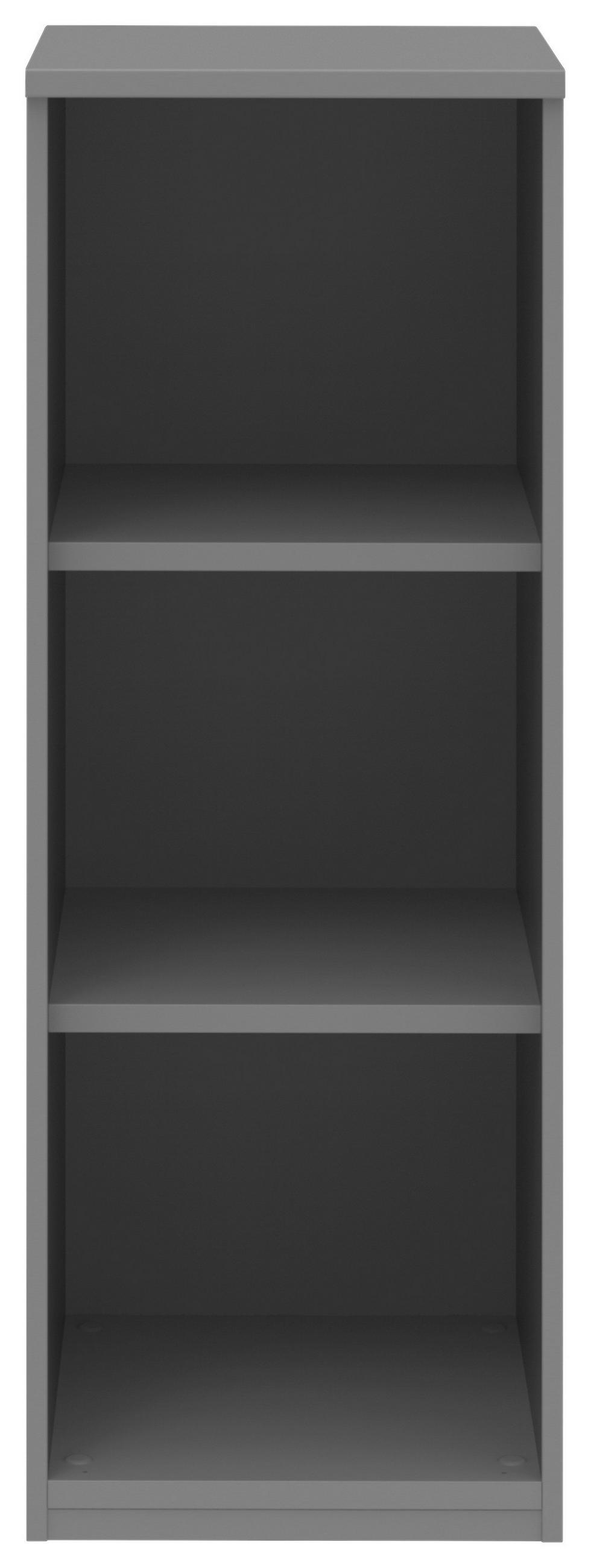 AKTENREGAL Grau  - Grau, KONVENTIONELL, Holzwerkstoff (40/111,7/43cm) - Moderano