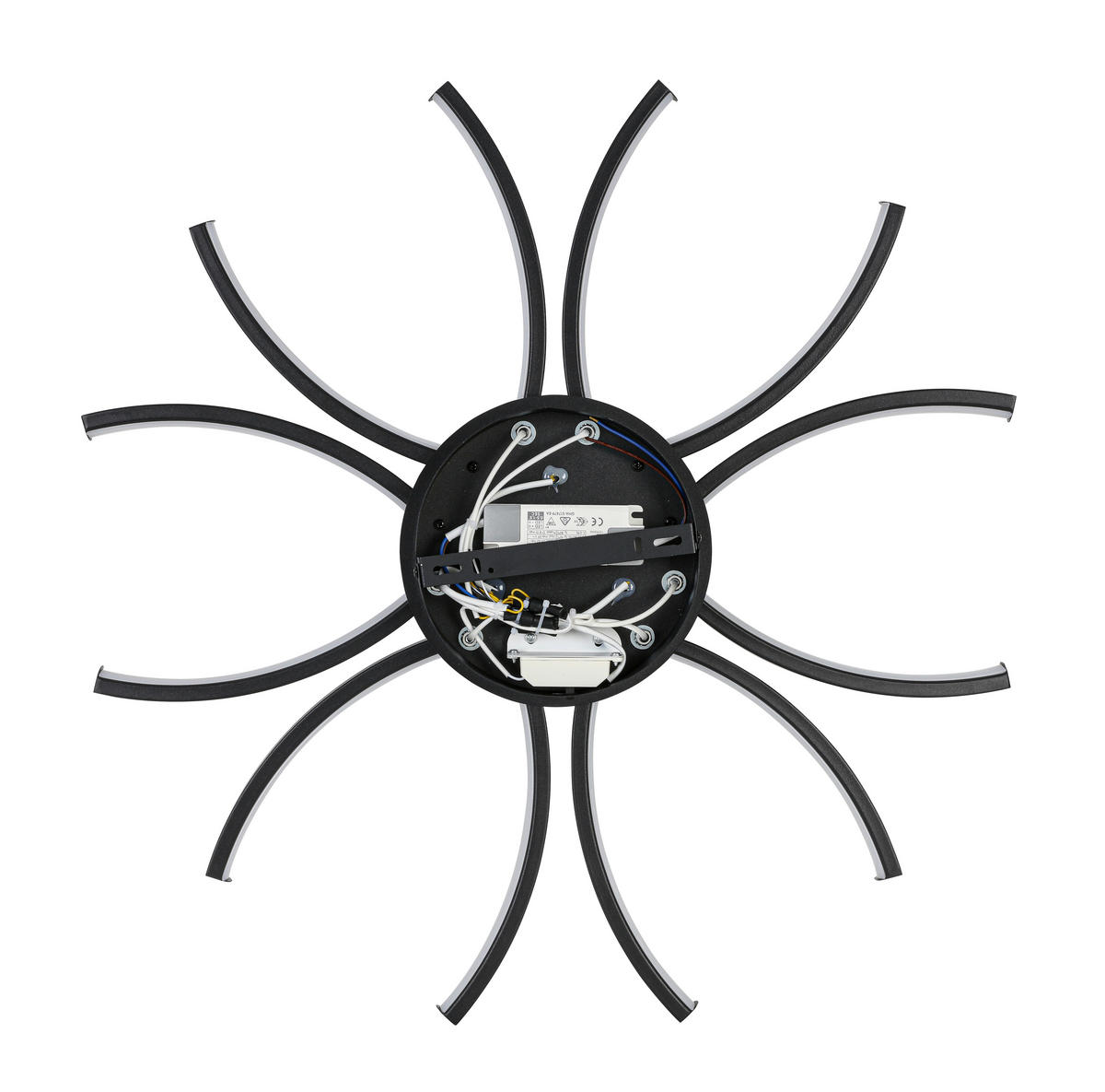 Plafonieră Cu Led 36 W  99,9/118 cm    - negru, Design, plastic/metal (99,9/118cm) - Novel