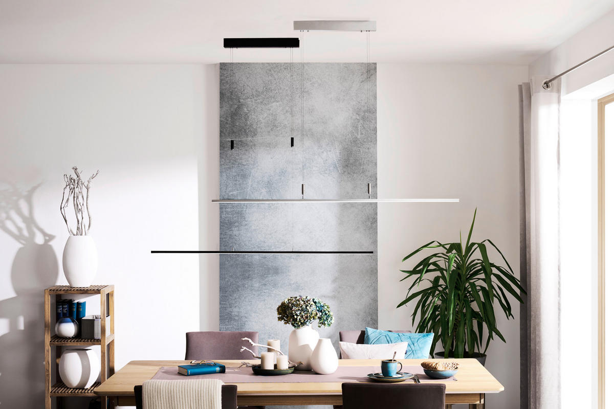 LED-HÄNGELEUCHTE 120/4/150 cm  - Design, Metall (120/4/150cm) - BOPP
