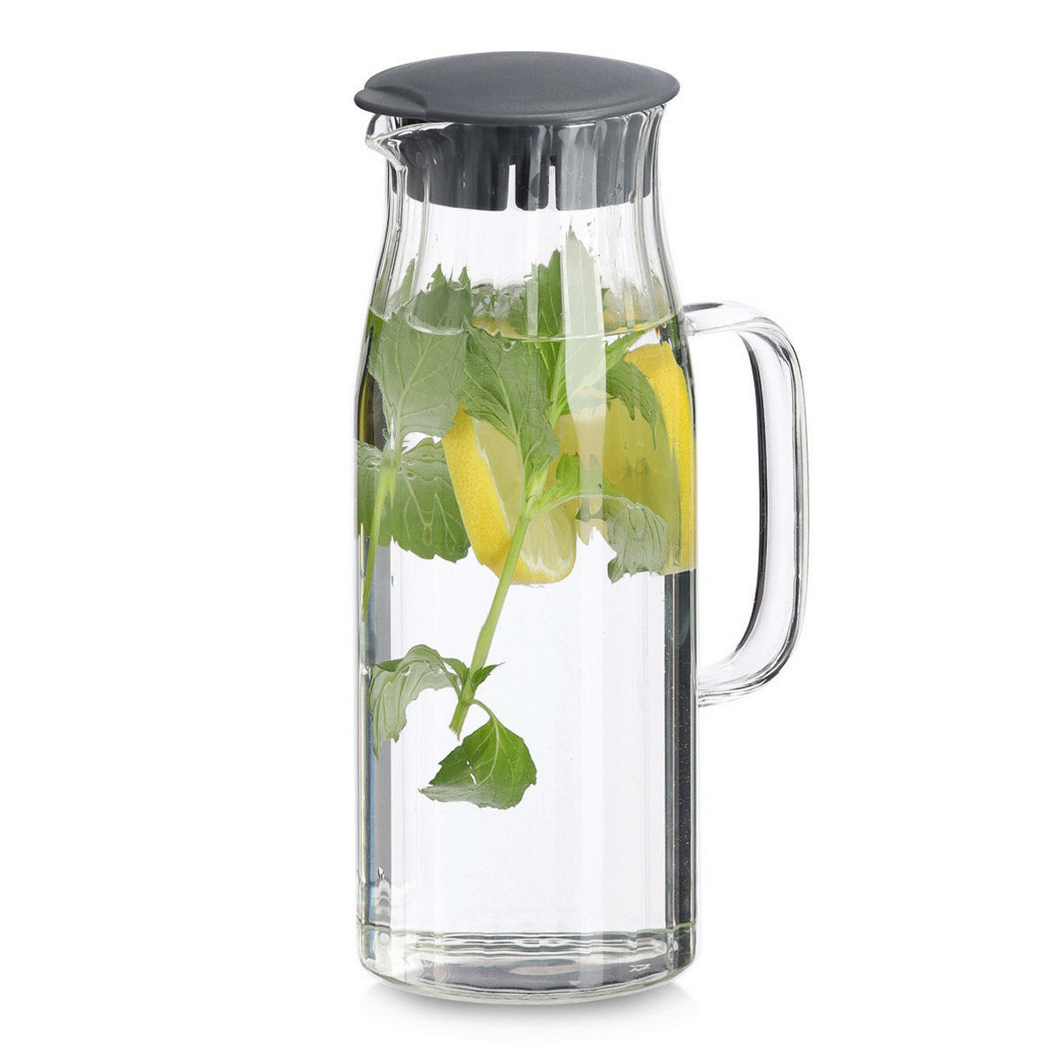 KARAFFE 1 l   - Transparent, Basics, Glas (13,3/9/24cm)