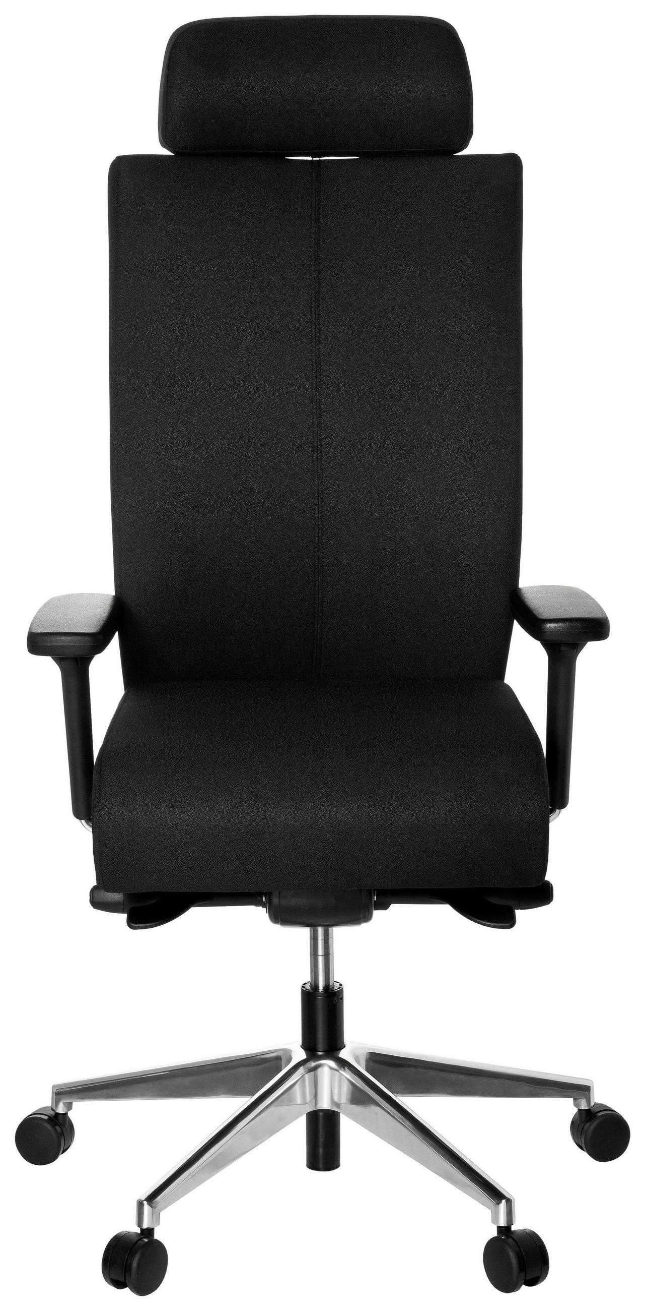 SNURRSTOL  i flatväv svart  - aluminiumfärg/svart, Modern, metall/textil (59/138/49cm) - MID.YOU