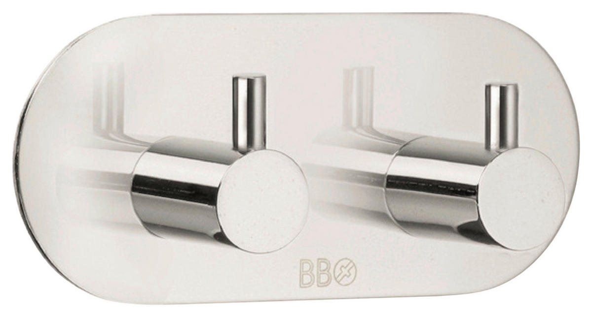 HAKEN  in Chromfarben  - Chromfarben, Basics, Metall (9,4/4,8/3cm)