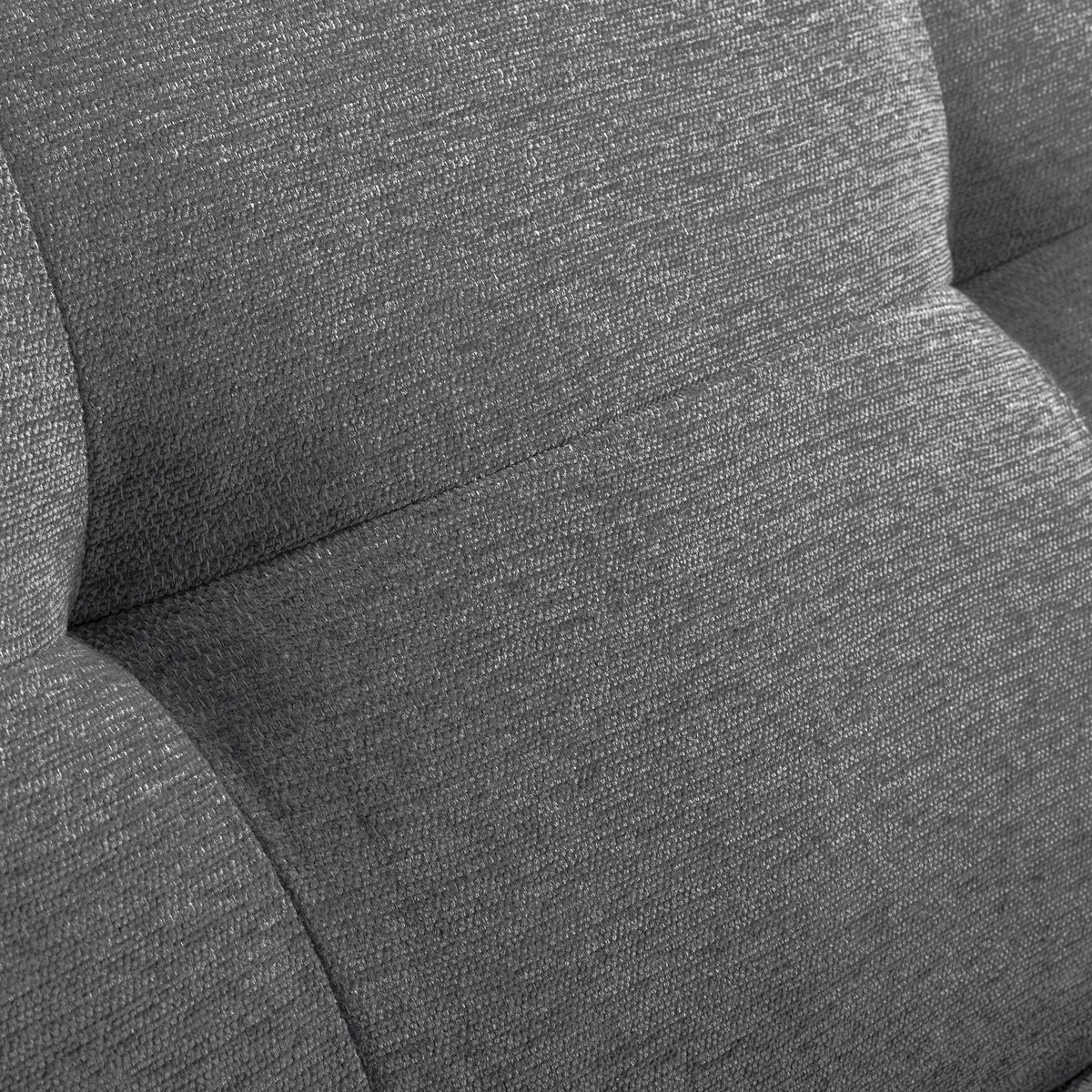 ECKSOFA AUSTIN Grau Flachgewebe Sitztiefenverstellung  - Schwarz/Grau, Design, Kunststoff/Textil (286/169cm) - Livetastic