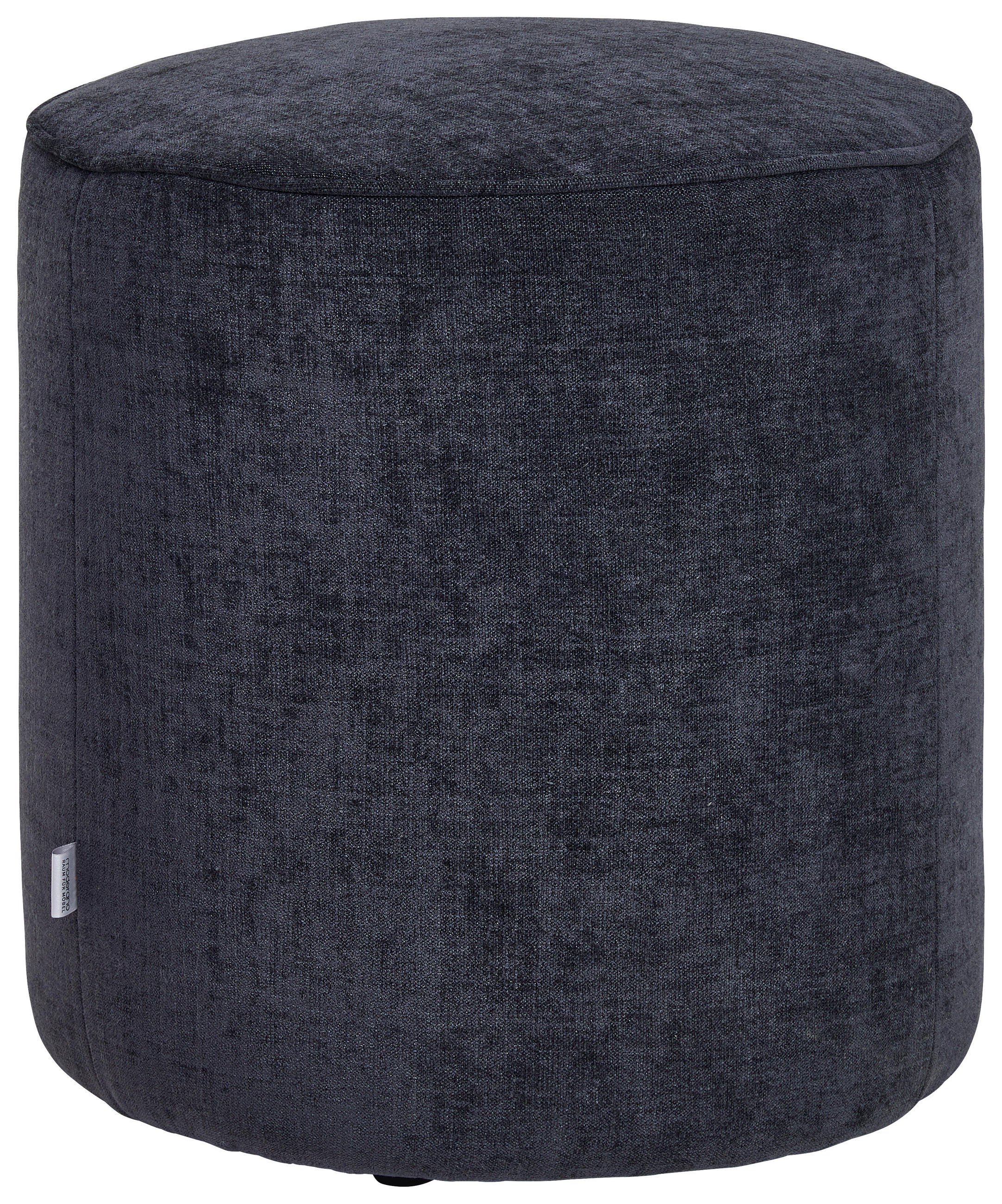 HOCKER in Textil Anthrazit  - Anthrazit, Design, Textil (44/46/44cm) - Emilio Belluti