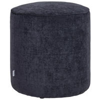 HOCKER in Textil Anthrazit  - Anthrazit, Design, Textil (44/46/44cm) - Emilio Belluti