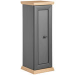 BLUMENSTÄNDER Holzwerkstoff  - Anthrazit/Eiche Artisan, LIFESTYLE, Holzwerkstoff (30/30/85cm) - Hom`in