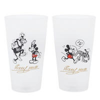 GLÄSERSET Mickey and friends  2-teilig  - Goldfarben/Schwarz, Basics, Glas (490ml) - Disney