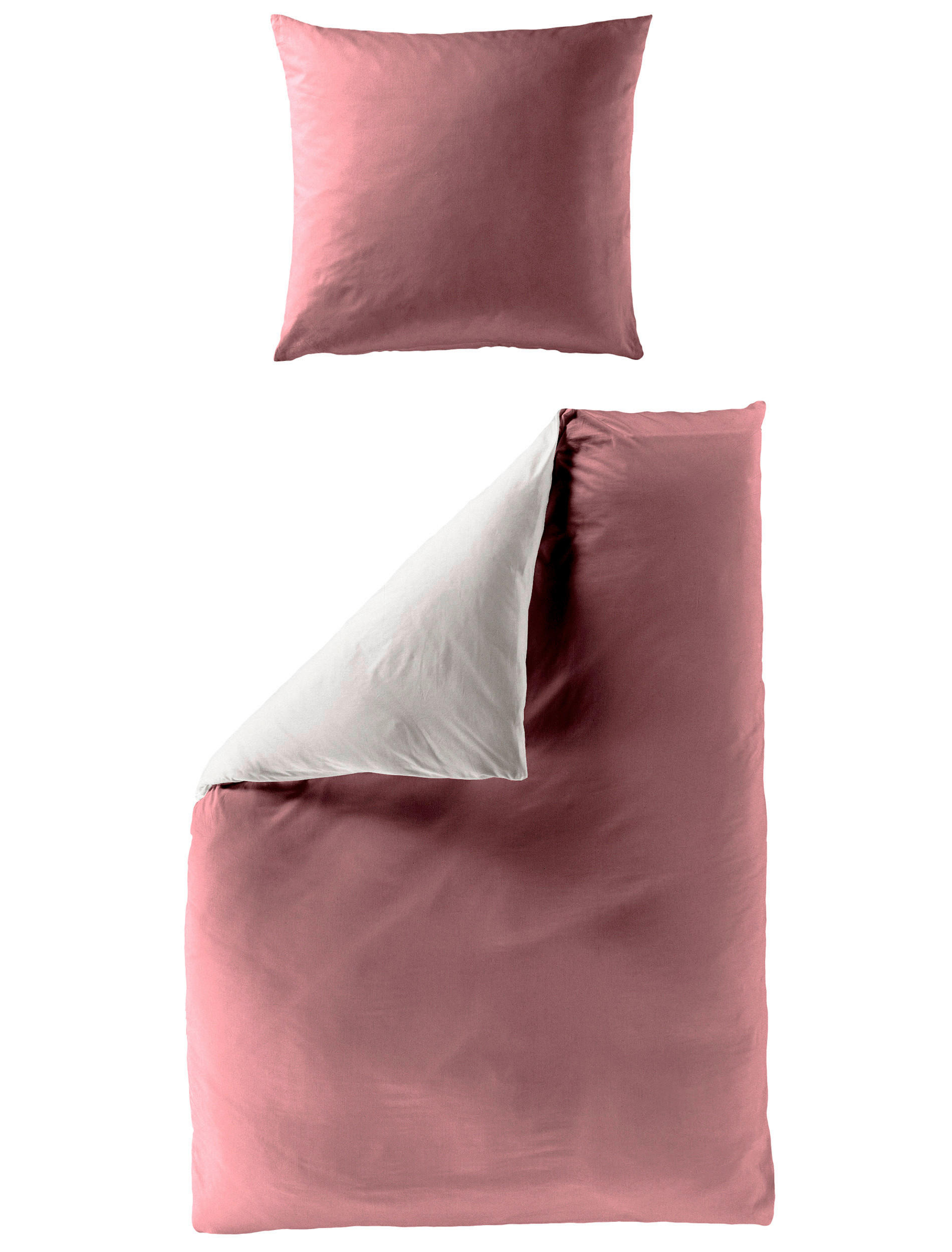 BETTWÄSCHE Renforcé 135/200 cm  - Rosa, Basics, Textil (135/200cm) - Bierbaum