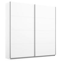 FÜGGESZTETT TOLÓAJTÓS SZEKRÉN fehér  - alumínium színű/fehér, Modern, faalapú anyag/fém (181/210/62cm) - Rauch Möbel