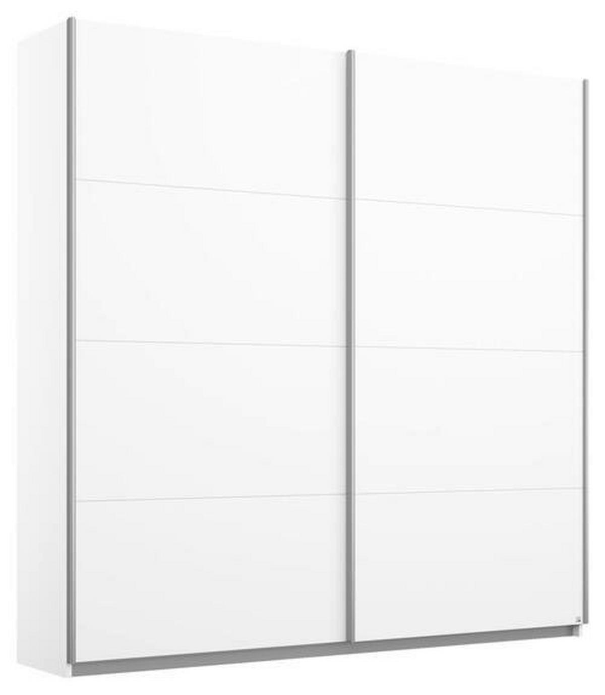FÜGGESZTETT TOLÓAJTÓS SZEKRÉN fehér  - alumínium színű/fehér, Modern, faalapú anyag/fém (181/210/62cm) - Rauch Möbel