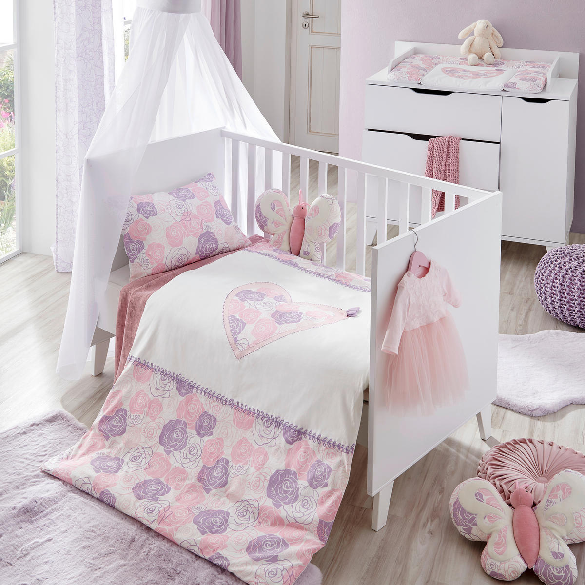 DĚTSKÝ POLŠTÁŘ, 45/45 cm - pink, Basics, textil (45/45cm) - Patinio
