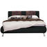 POLSTERBETT in Braun, Schwarz - Chromfarben/Schwarz, Design, Holz/Textil (180/200cm) - Carryhome POLSTERBETT in Braun, Schwarz - Chromfarben/Schwarz, Design, Holz/Textil (180/200cm) - Carryhome