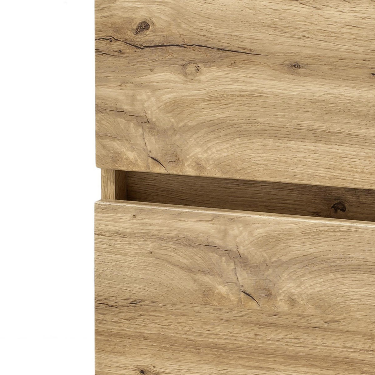UNTERSCHRANK 40/79/35 cm   - Eichefarben/Silberfarben, KONVENTIONELL, Holzwerkstoff (40/79/35cm) - Held