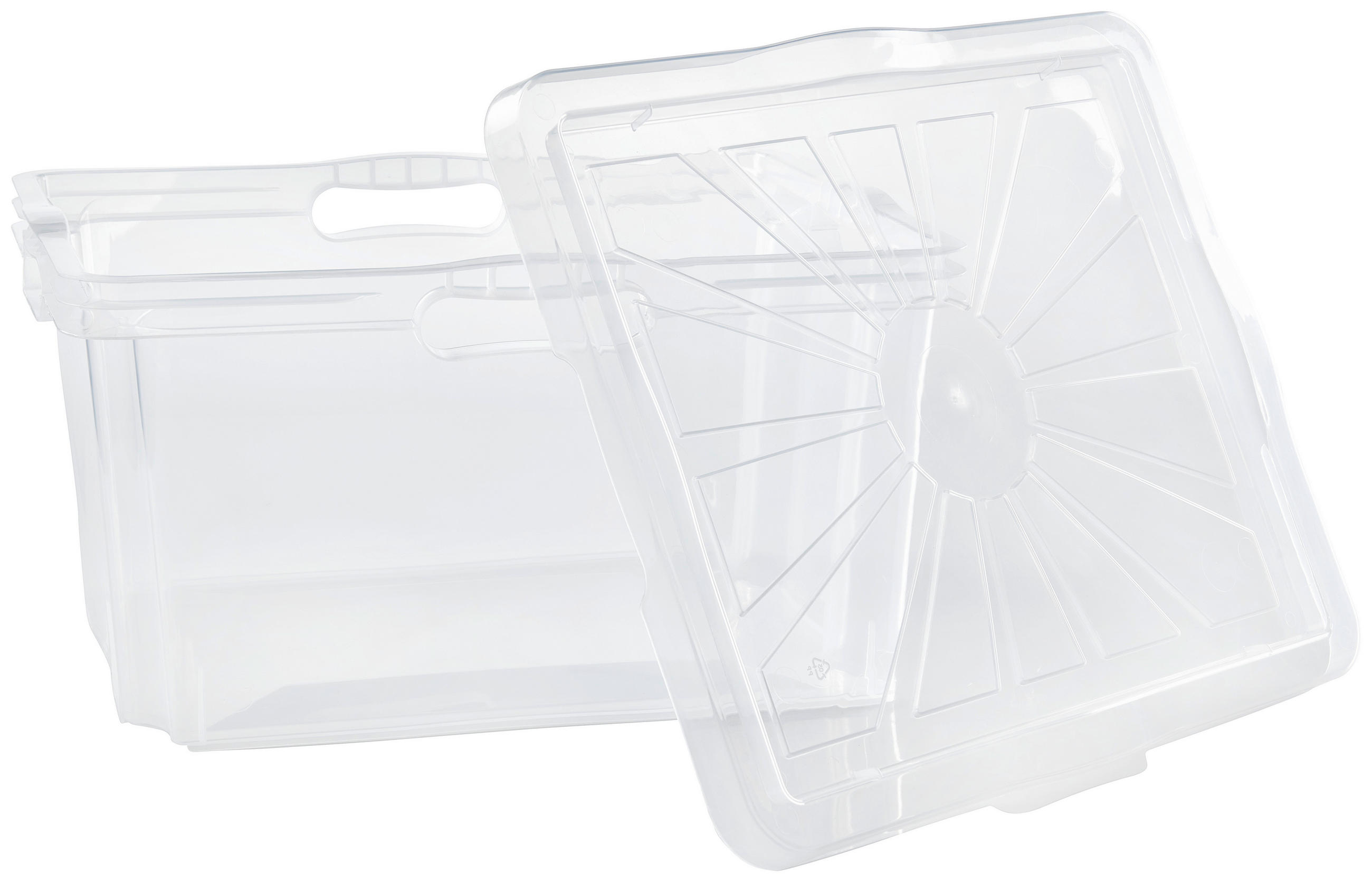 BOXDECKEL  - Transparent, Basics, Kunststoff (43/35cm)