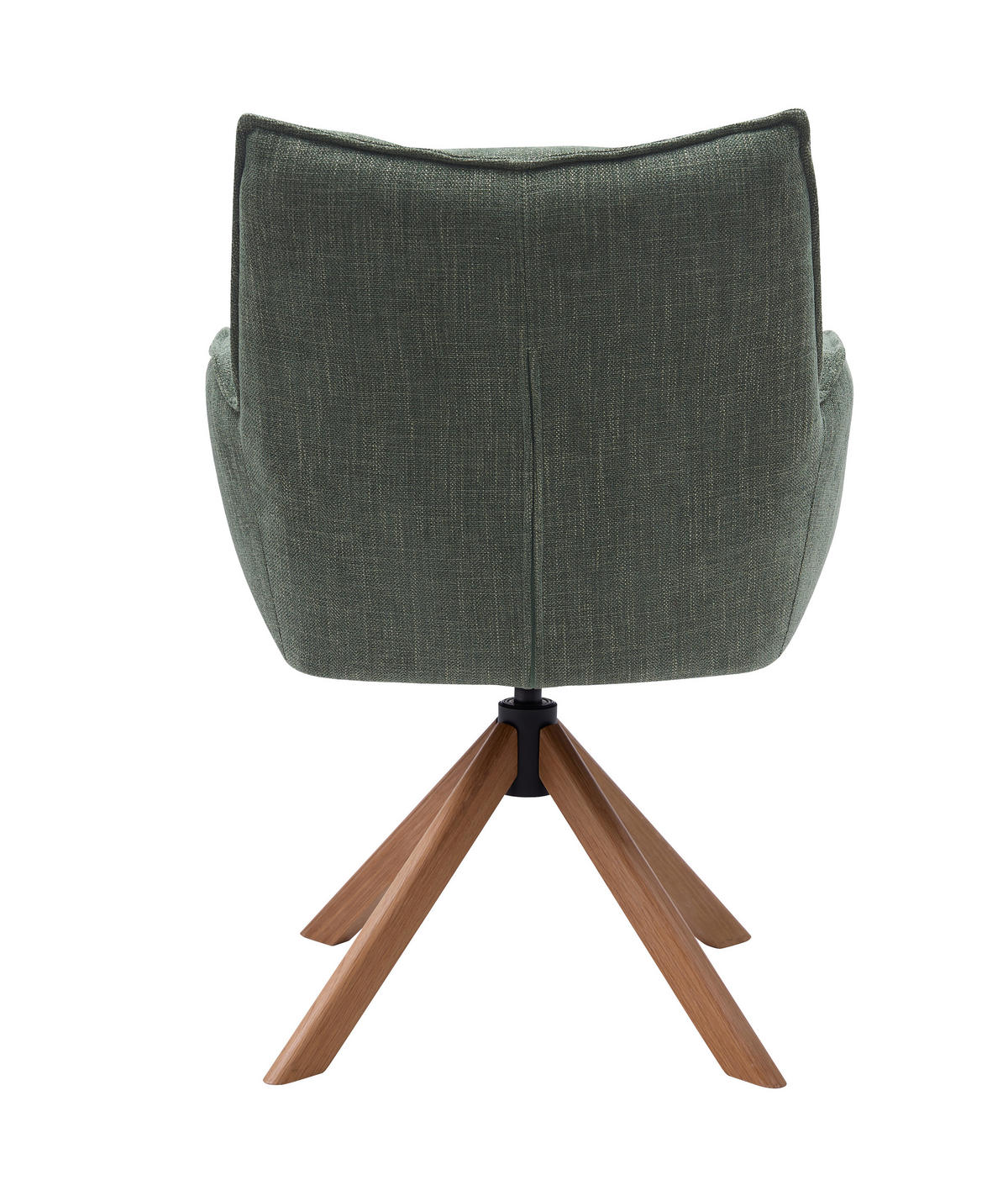 ARMLEHNSTUHL-SET 2 Stück  in Chenille  - Waldgrün/Naturfarben, MODERN, Holz/Textil (59/86/65cm) - Livetastic