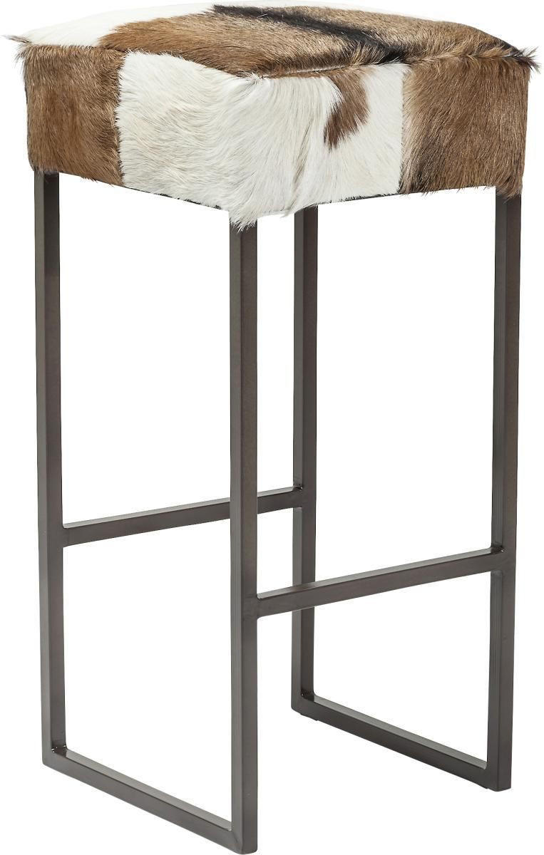 TRESENSTUHL in Braun, Schwarz, Weiß  - Schwarz/Braun, Design, Textil/Metall (35/74/35cm)