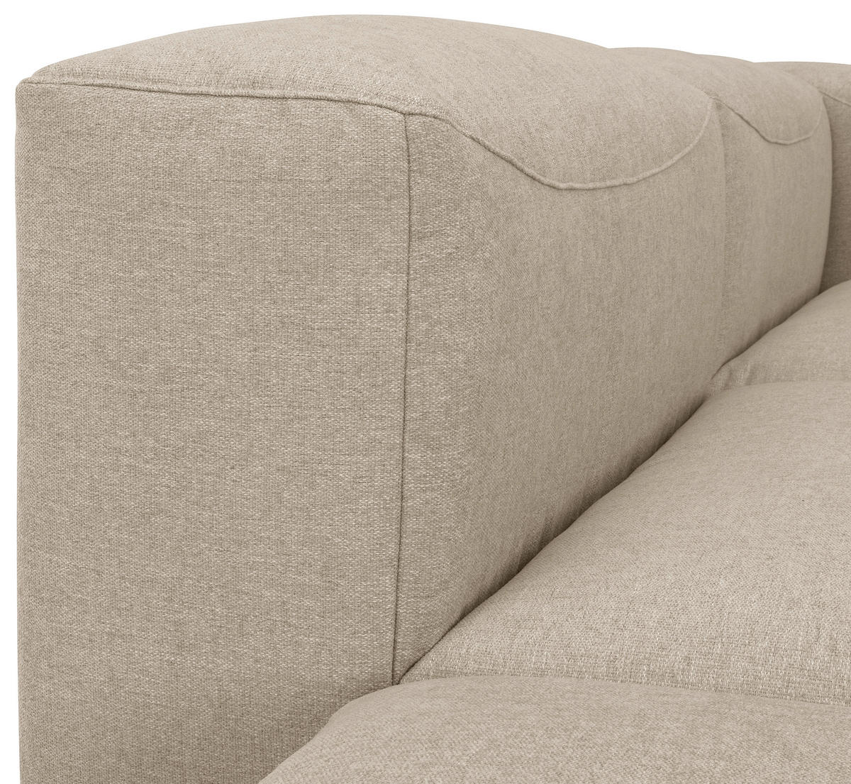 RÉCAMIERE in Flachgewebe Creme  - Creme, Design, Kunststoff/Textil (160/73/100cm) - Max Winzer