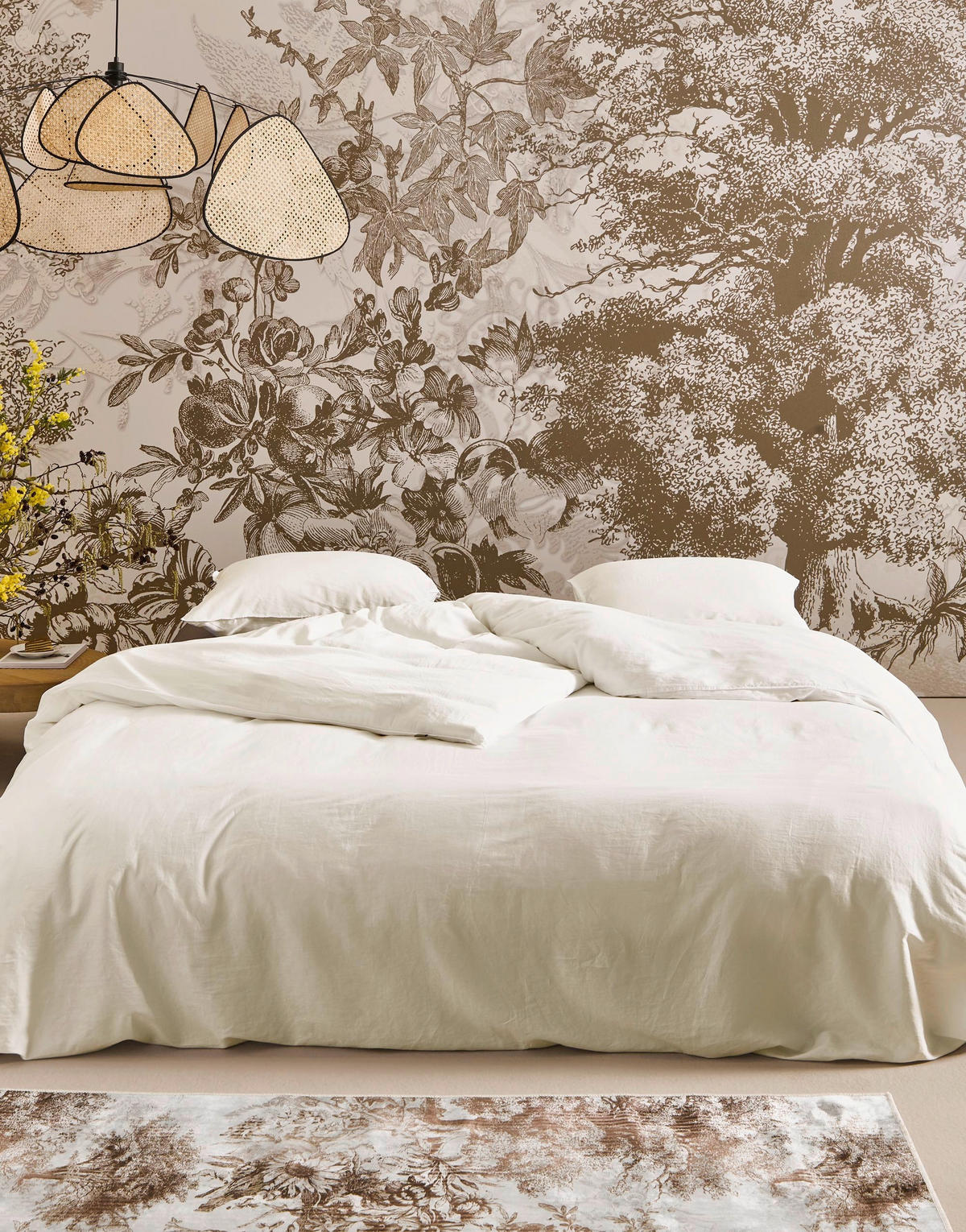 BETTWÄSCHE Satin 155/220 cm  - Perlmutt, Basics, Textil (155/220cm) - Essenza