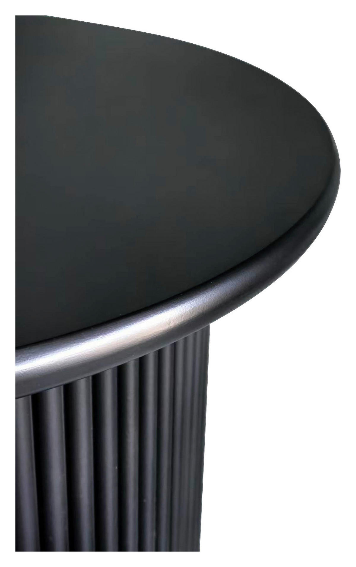 BEISTELLTISCH 40/40/41 cm Schwarz rund  - Schwarz, Design, Holzwerkstoff (40/40/41cm) - Xora