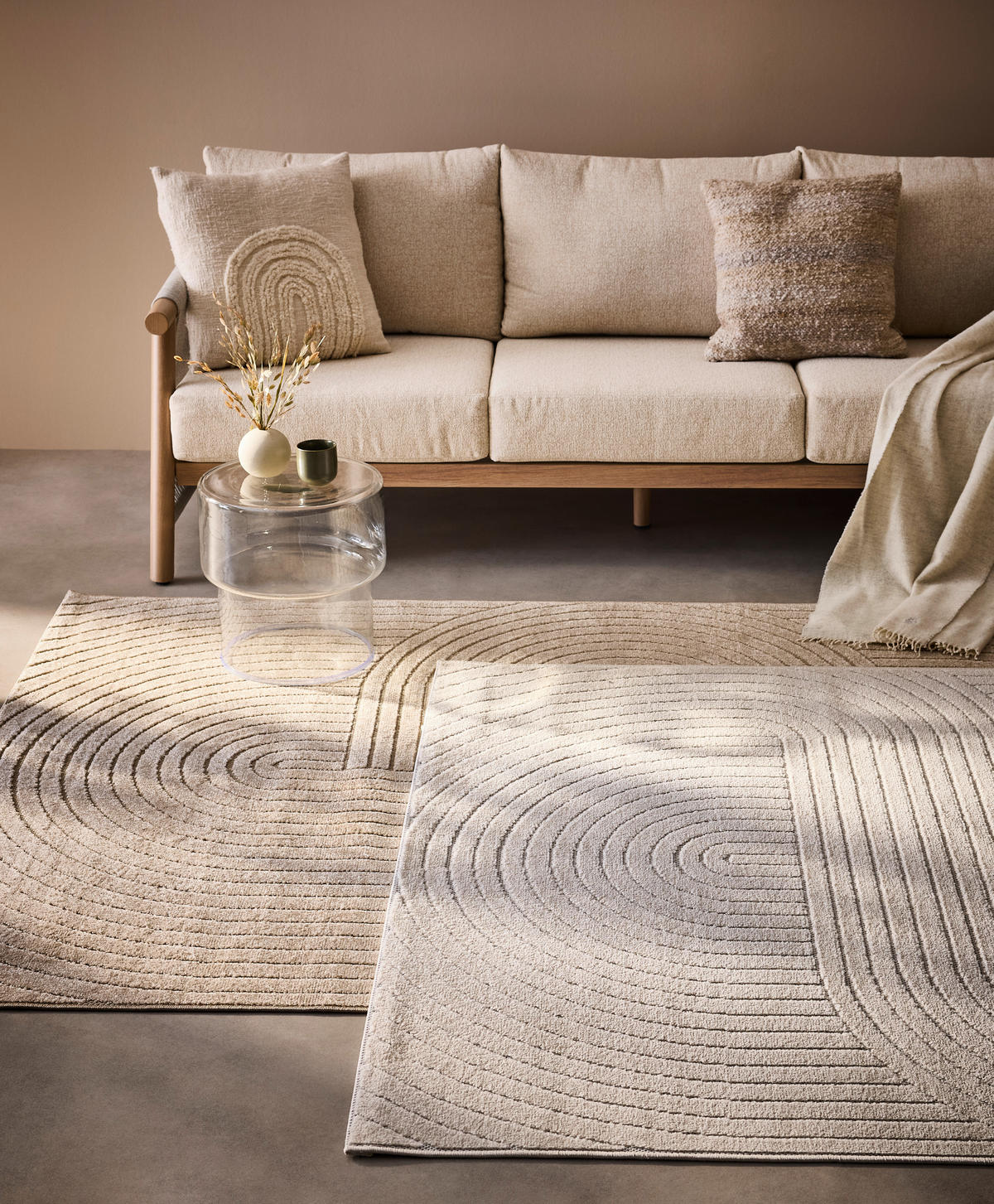 OUTDOORTEPPICH 160/230 cm Las Palmas Beige  - Beige, Trend, Textil (160/230cm) - Novel