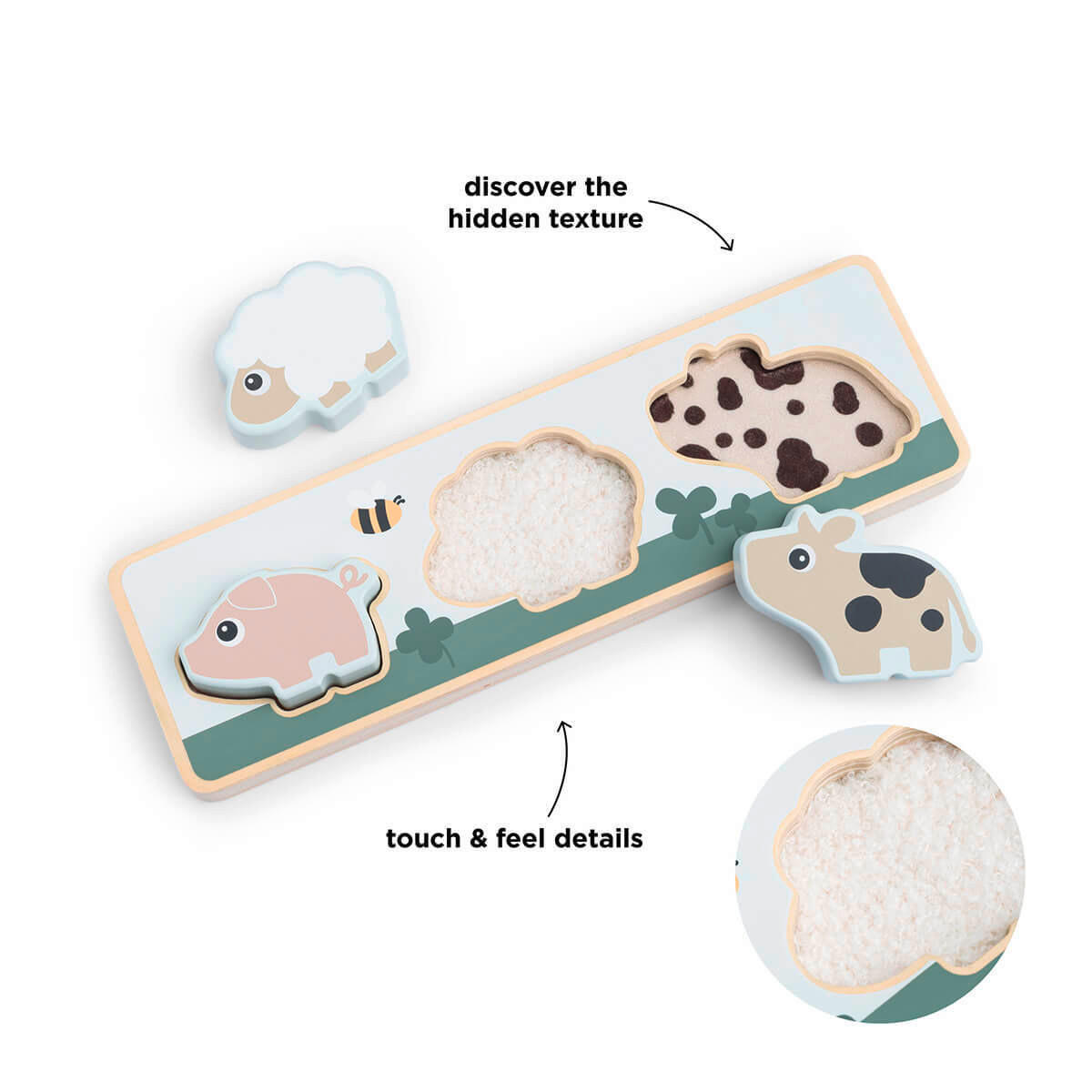 PUZZLE - Multicolor, Basics, Holzwerkstoff/Textil (28,0/8,5/2,0cm)