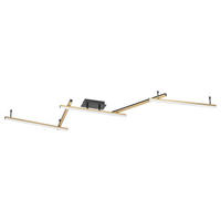 LED-DECKENLEUCHTE Rimini 220/12/11 cm   - Ahornfarben/Schwarz, Design, Kunststoff/Metall (220/12/11cm) - Eglo