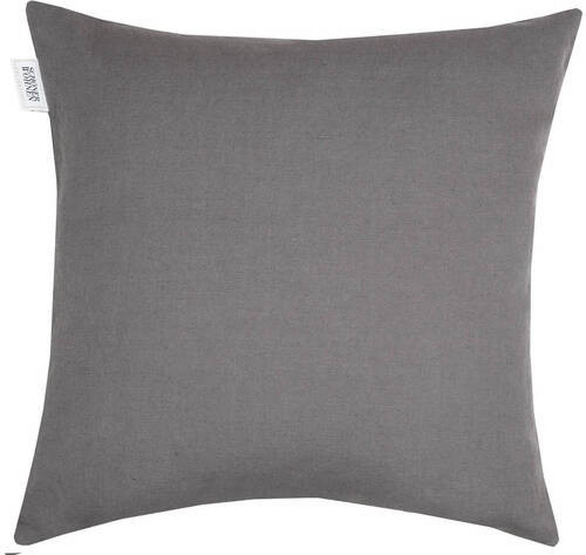 KISSENHÜLLE SW-Across 45/45 cm  - Anthrazit, KONVENTIONELL, Textil (45/45cm) - Schöner Wohnen