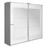 SCHWEBETÜRENSCHRANK in Weiß, Eichefarben - Eichefarben/Alufarben, KONVENTIONELL, Glas/Holzwerkstoff (226/210/62cm) - Xora SCHWEBETÜRENSCHRANK in Weiß, Eichefarben - Eichefarben/Alufarben, KONVENTIONELL, Glas/Holzwerkstoff (226/210/62cm) - Xora