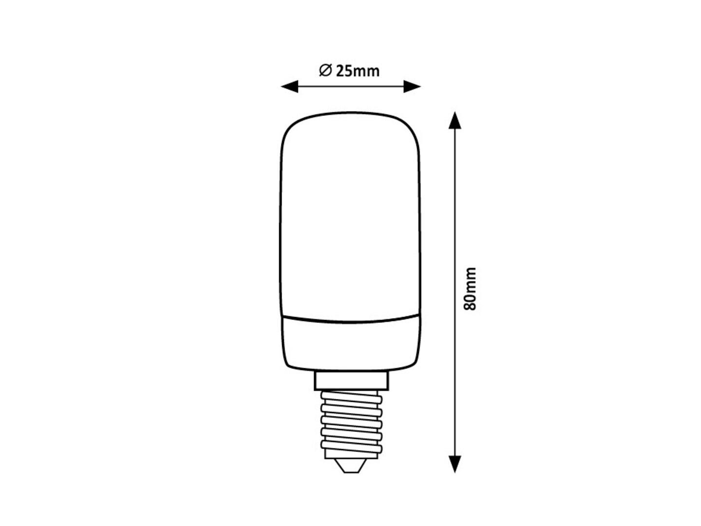 LED FILAMENT ŽARULJA - prozirno, Basics, staklo (2.5/8cm)