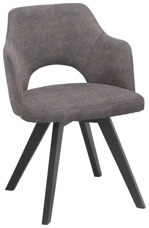 NASLANJAČ, les, tekstil rjava, črna - črna/rjava, Design, tekstil/les (53/81/60cm) - Venda