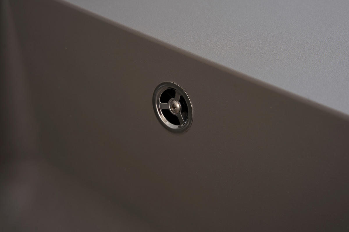 SPÜLE 1712DENVER86X50G  - Grau, Trend, Glas/Kunststoff (86/20/50cm) - Respekta