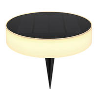 SOLARLEUCHTE  - Opal/Schwarz, Design, Kunststoff (15,3/15,3/56,1cm) - Globo