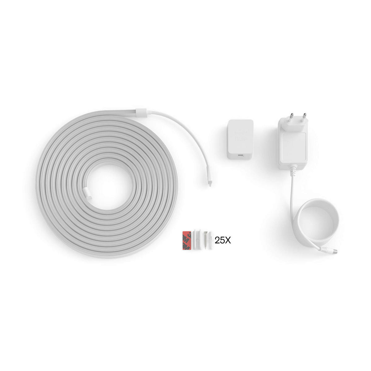 LED-STRIP Essential  - Weiß, Basics, Kunststoff (1,3/0.7cm) - Philips HUE