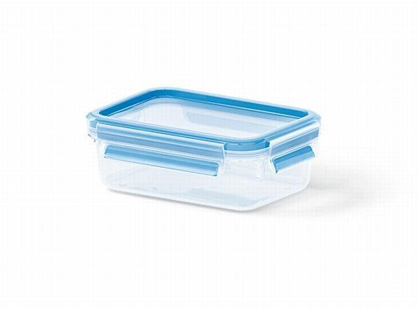 FRISCHHALTEDOSE CLIP & CLOSE 0,55 L - Blau/Transparent, Basics, Kunststoff (16.3/11.3/5.8cm) - Emsa