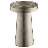 TEELICHTHALTER  - Silberfarben, Basics, Metall (11/16/11cm) - Ambia Home